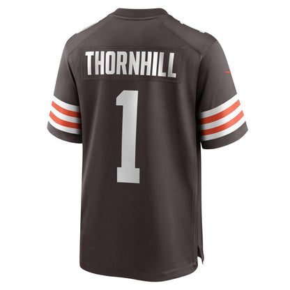 Juan Thornhill Cleveland Browns Nike Game   Jersey - Brown