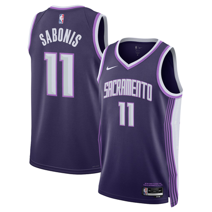 Sacramento Kings Domantas Sabonis Nike Purple 2025/26 Swingman Jersey - City Edition