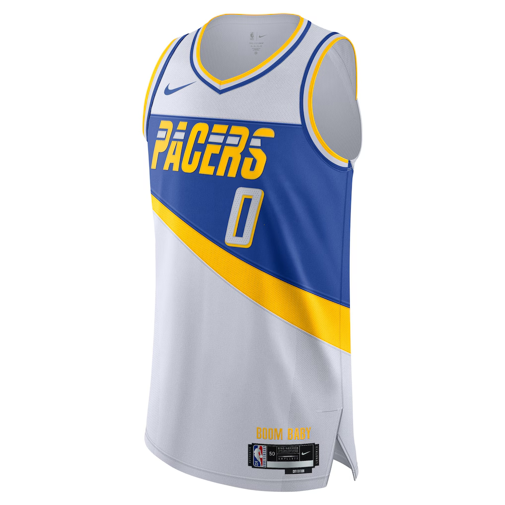 Indiana Pacers Tyrese Haliburton Nike White 2025/26 Player Jersey - City Edition