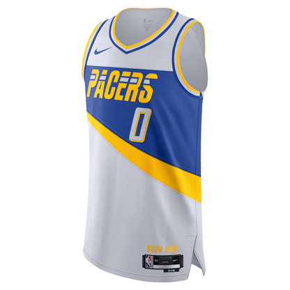 Indiana Pacers Tyrese Haliburton Nike White 2025/26 Player Jersey - City Edition
