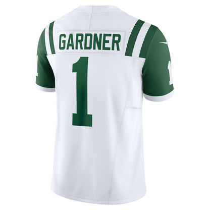 Ahmad Sauce Gardner New York Jets Nike Classic Alternate Vapor F.U.S.E. Limited Jersey - White