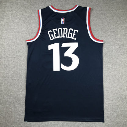 Men's LA Clippers Paul George #13 Navy Swingman Jersey