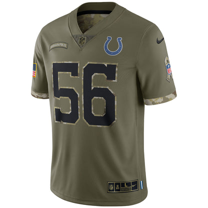 Quenton Nelson Indianapolis Colts Nike Salute To Service Limited Jersey - Olive