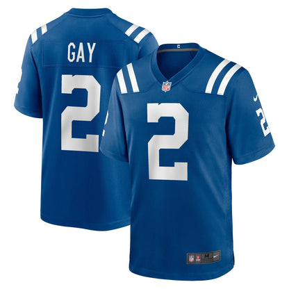 Matt Gay Indianapolis Colts Nike Game   Jersey - Royal