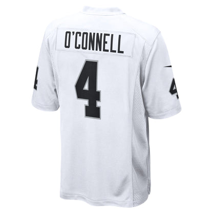 Aidan O'Connell Las Vegas Raiders Nike  Game Jersey -  White