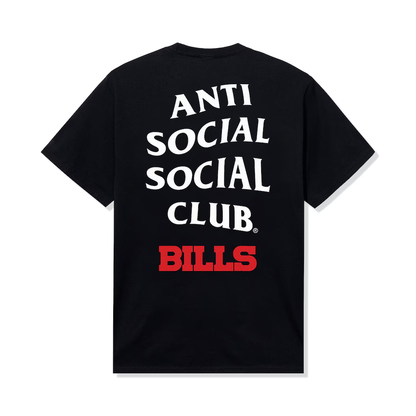 Buffalo Bills AntiSocialSocialClub x NFL Black Team T-Shirt