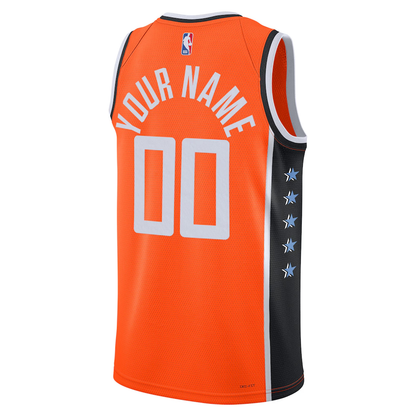 LA Clippers Nike Orange 2025/26 City Edition Swingman Custom Jersey
