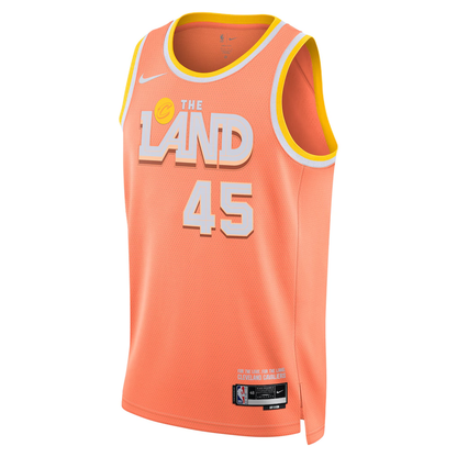 Cleveland Cavaliers Donovan Mitchell Nike Orange 2025/26 Swingman Jersey - City Edition