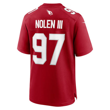 Arizona Cardinals Walter Nolen Nike Cardinal 2025 NFL Draft First Round Pick Game Jersey