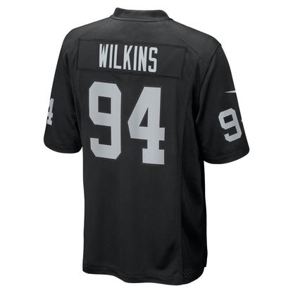 Christian Wilkins Las Vegas Raiders Nike Team Game Jersey -  Black