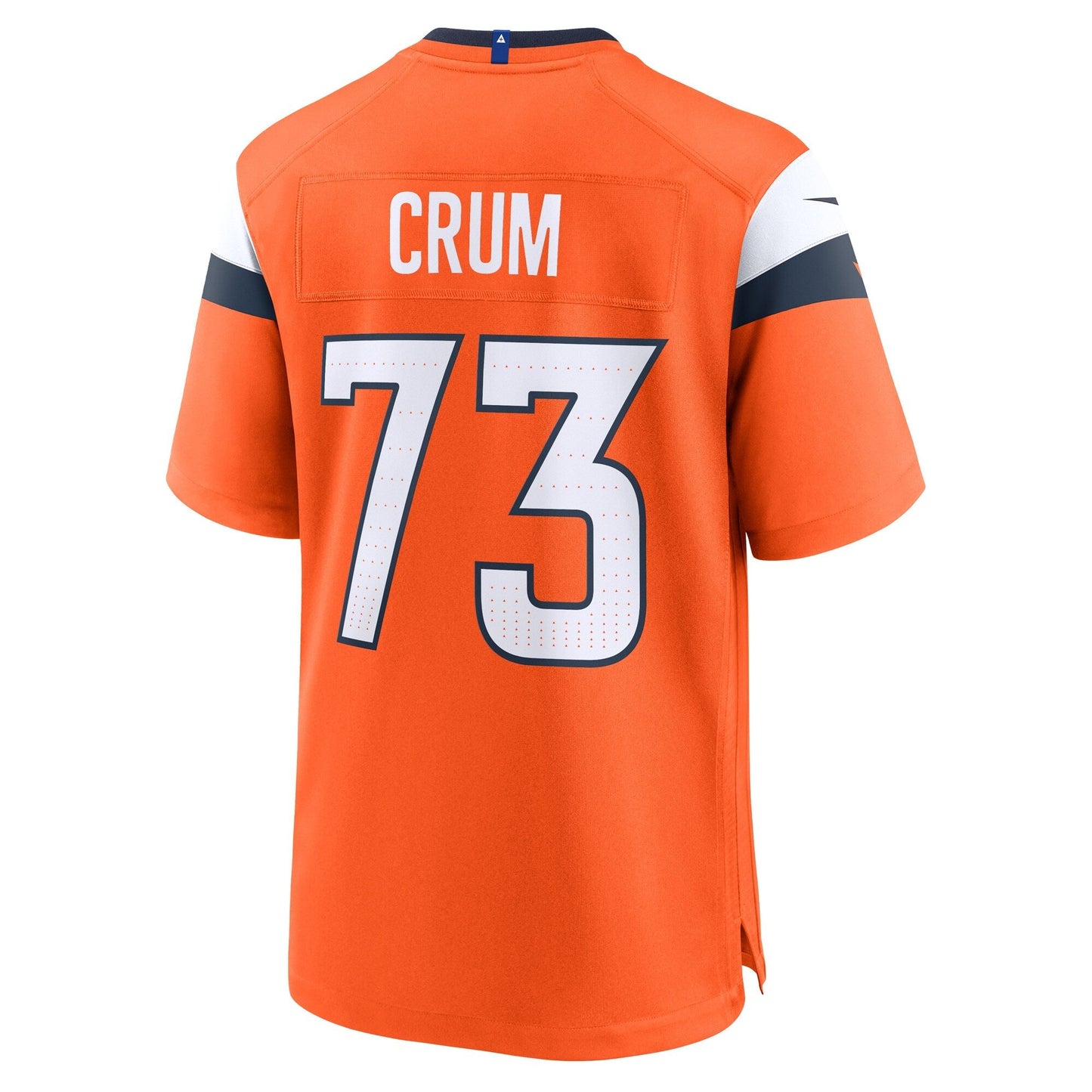 Frank Crum Denver Broncos Nike Team Game Jersey -  Orange