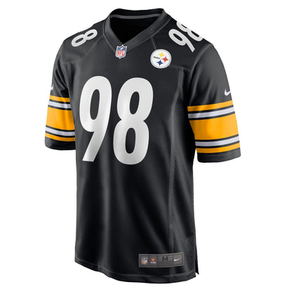 DeMarvin Leal Pittsburgh Steelers Nike Game   Jersey - Black