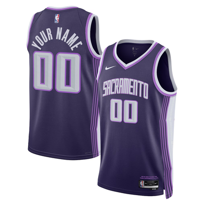 Sacramento Kings Nike Purple 2025/26 City Edition Swingman Custom Jersey