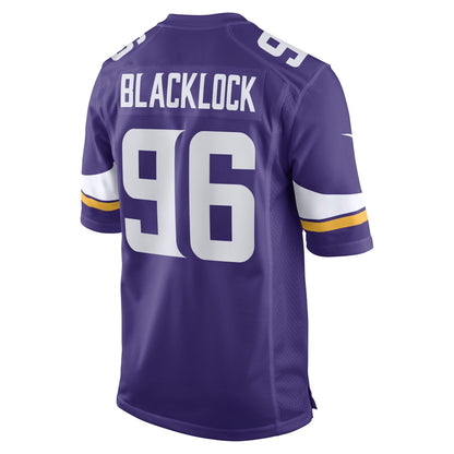 Ross Blacklock Minnesota Vikings Nike Game   Jersey - Purple