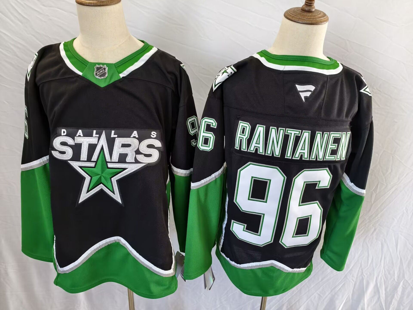 Men's Dallas Stars Mikko Rantanen #96  Black Premium Player Jersey