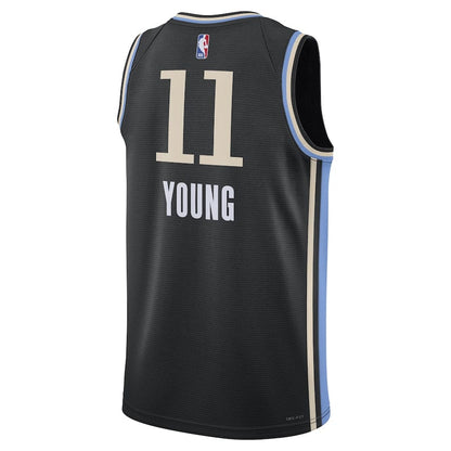 Trae Young Atlanta Hawks2023-2024 season Jersey - Black - City Edition