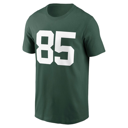 Men's Green Bay Packers Tucker Kraft Nike Green Player Name & Number T-Shirt