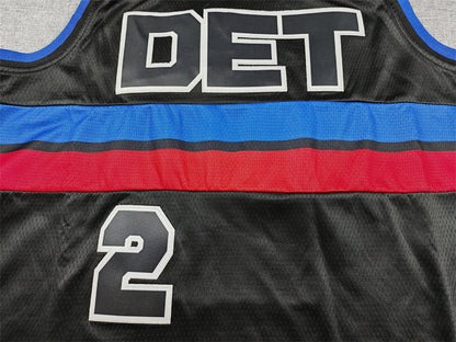 Detroit Pistons Cade Cunningham #2 City Edition Swingman Jersey — Embroidered