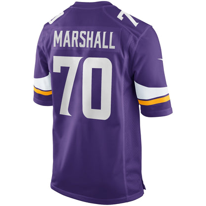 Jim Marshall Minnesota Vikings Nike Game Retired   Jersey - Purple