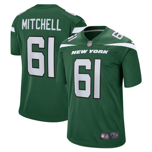 Max Mitchell New York Jets Nike Game   Jersey - Gotham Green