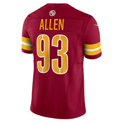 Jonathan Allen Washington Commanders Nike Vapor F.U.S.E. Limited Jersey - Burgundy