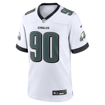Jordan Davis Philadelphia Eagles Nike White Game Jersey - White