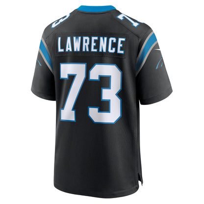 Rashard Lawrence Carolina Panthers Nike  Game Jersey -  Black