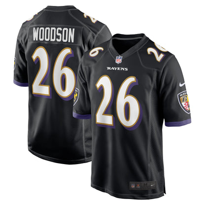 Rod Woodson Baltimore Ravens Nike Retired   Jersey - Black