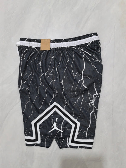 Jordan Black B-17 Cracked Print Shorts