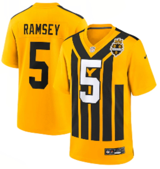 Men's Pittsburgh Steelers Jalen Ramsey Nike Jersey -  Retro Yellow-2