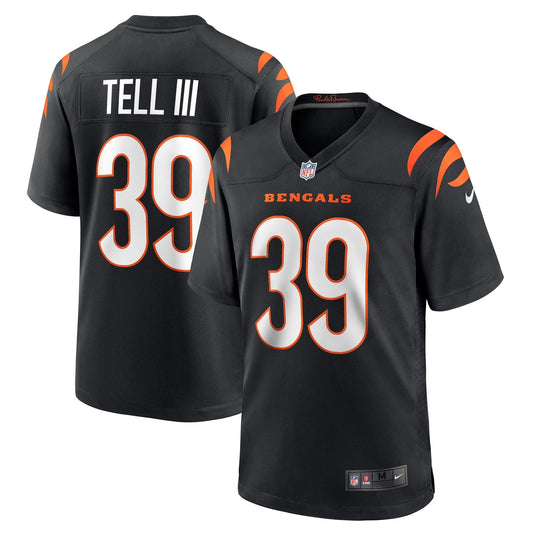 Marvell Tell III Cincinnati Bengals Nike Game   Jersey - Black