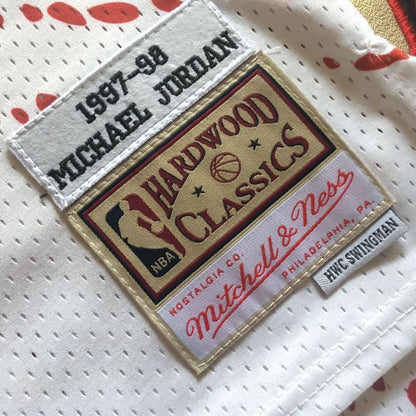 Michael Jordan Chicago Bulls 23 White Thorwback Jersey