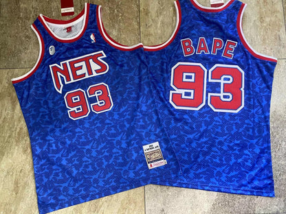 BROOKLYN NETS BAPE  Blue 93 MN