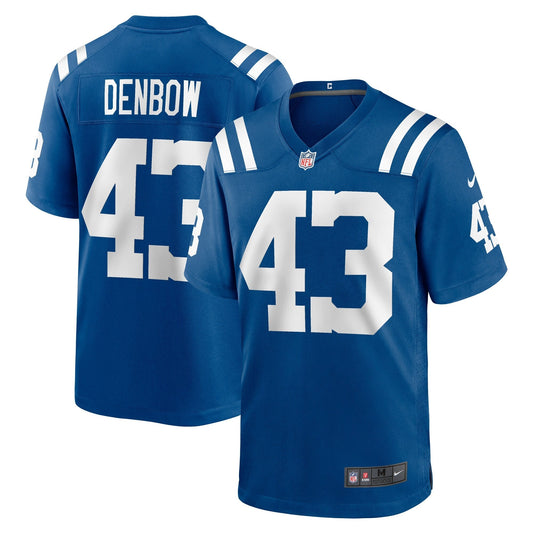 Trevor Denbow Indianapolis Colts Nike Game   Jersey - Royal