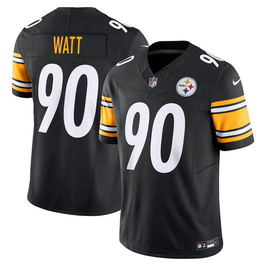 T.J. Watt #90 Pittsburgh Steelers Black Game Jersey