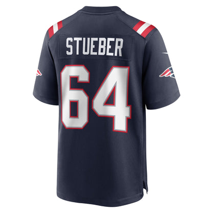 Andrew Stueber New England Patriots Nike Game   Jersey - Navy
