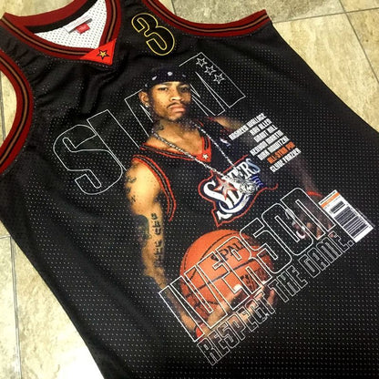 Allen Iverson Philadelphia 76ers 3 Black MN