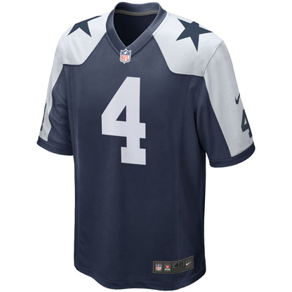 Dak Prescott Dallas Cowboys Nike Alternate Game Team Jersey - Navy