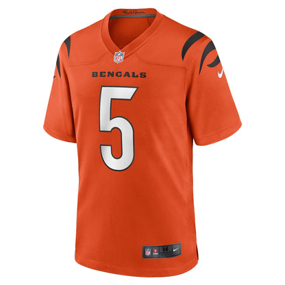 Tee Higgins Cincinnati Bengals Nike Alternate Game   Jersey - Orange