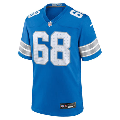 Taylor Decker Detroit Lions Nike Team Game Jersey -  Blue