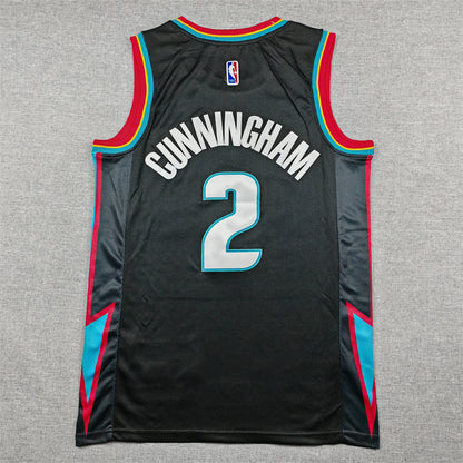 Detroit Pistons Cade Cunningham #2 2026 City Edition Swingman – Embroidered Jersey