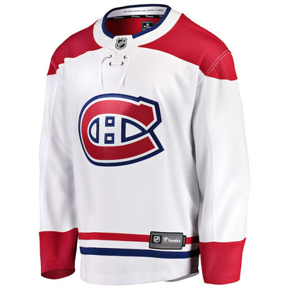 Montreal Canadiens Breakaway Away Blank Jersey - White