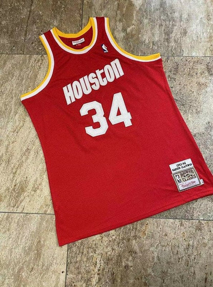 Hakeem Olajuwon Houston Rockets Throwback Jersey