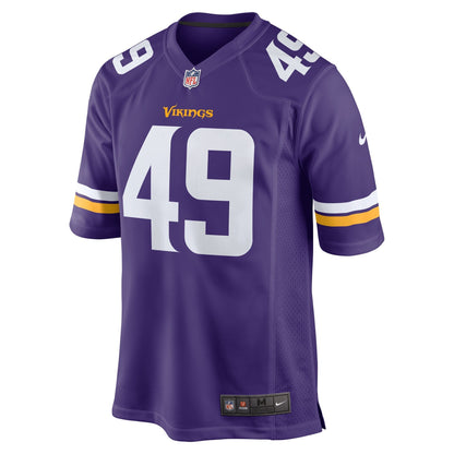 Seth Vernon Minnesota Vikings Nike Game Jersey -  Purple