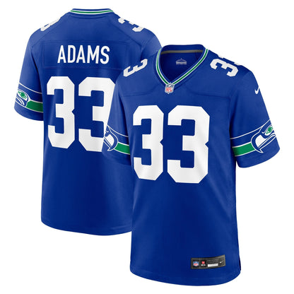 Jamal Adams Seattle Seahawks Nike Throwback   Game Jersey - Royal