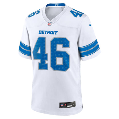 Jack Campbell Detroit Lions Nike White Game Jersey -  White