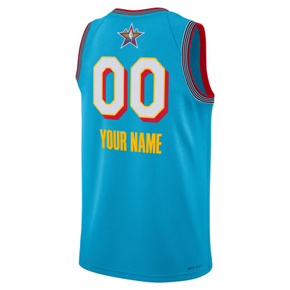 Custom Brand Light Blue 2025 NBA All-Star Game Swingman Jersey
