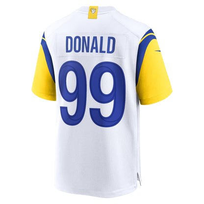 Aaron Donald Los Angeles Rams Nike Alternate   Game Jersey - White