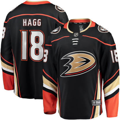 Robert Hagg Anaheim Ducks   Home Breakaway Jersey - Black