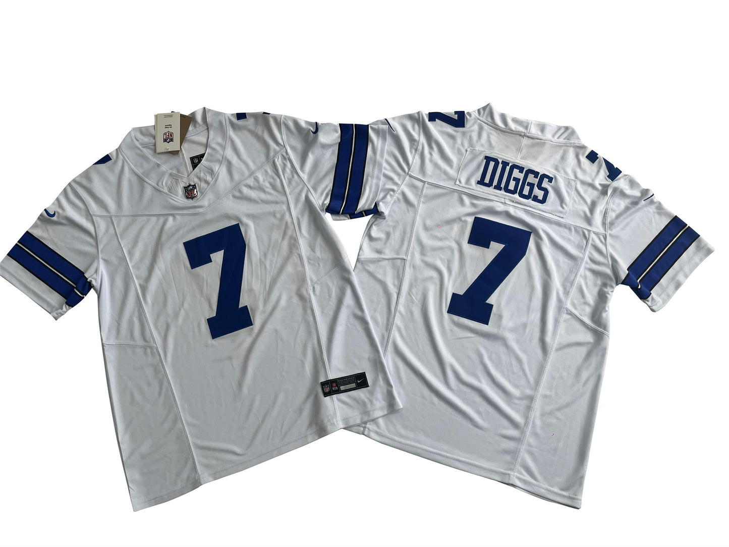 Dallas Cowboys 7# Trevon Diggs  Limited Jersey-White